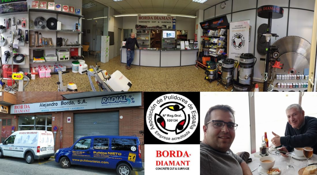 ASOCIACIÓN PULIDORES DE ESPAÑA, BORDA DIAMANT, SANTI NIETO PULIDOS